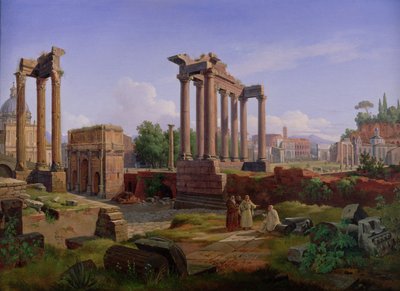 The Forum, Rome by Gustaf Wilhelm Palm